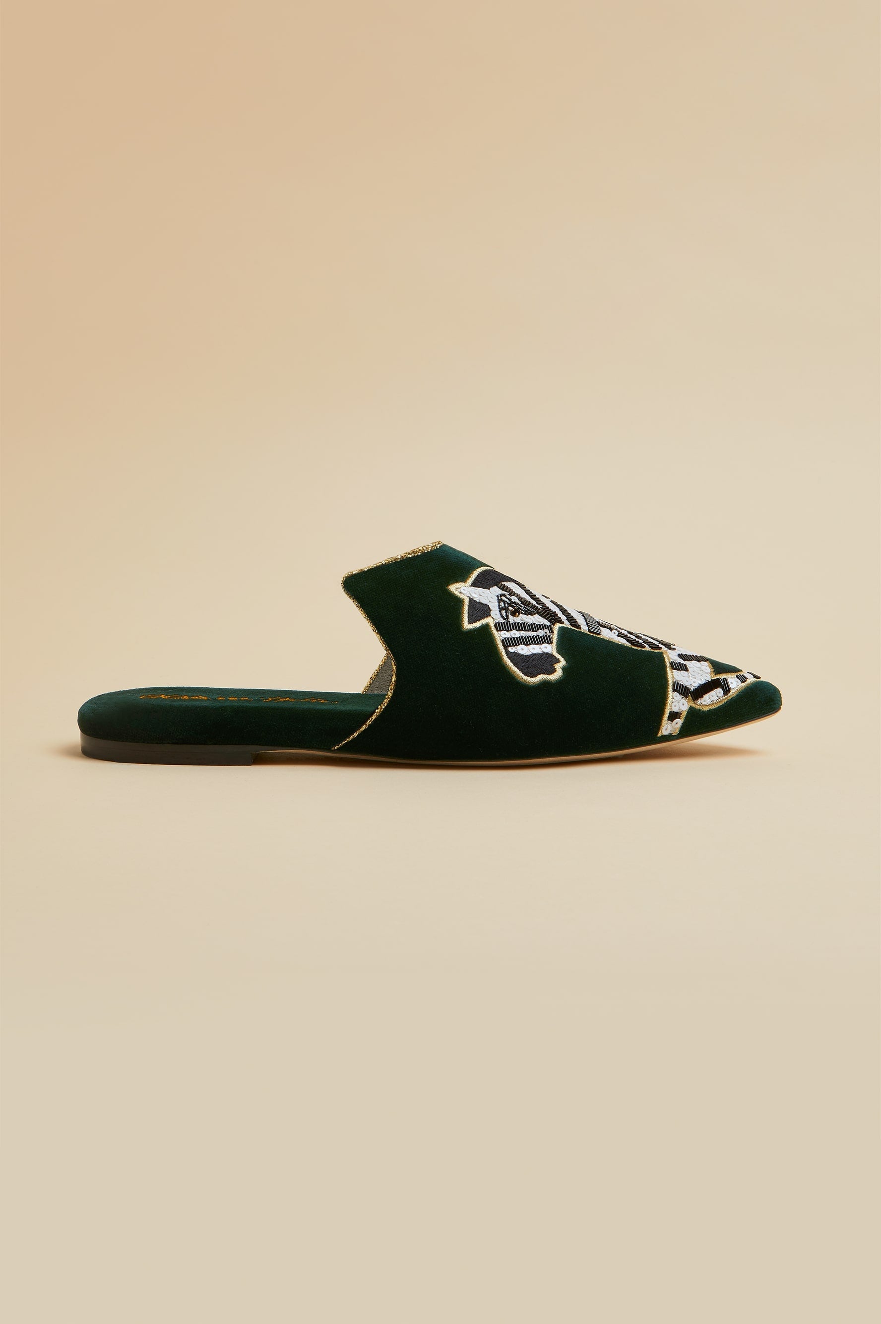 contessa balthazar velvet slippers