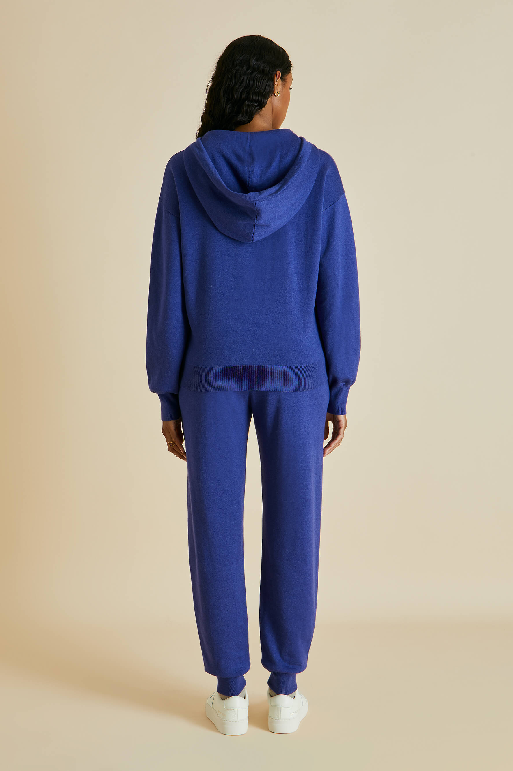 Della Tulum Silk-Cashmere Tracksuit