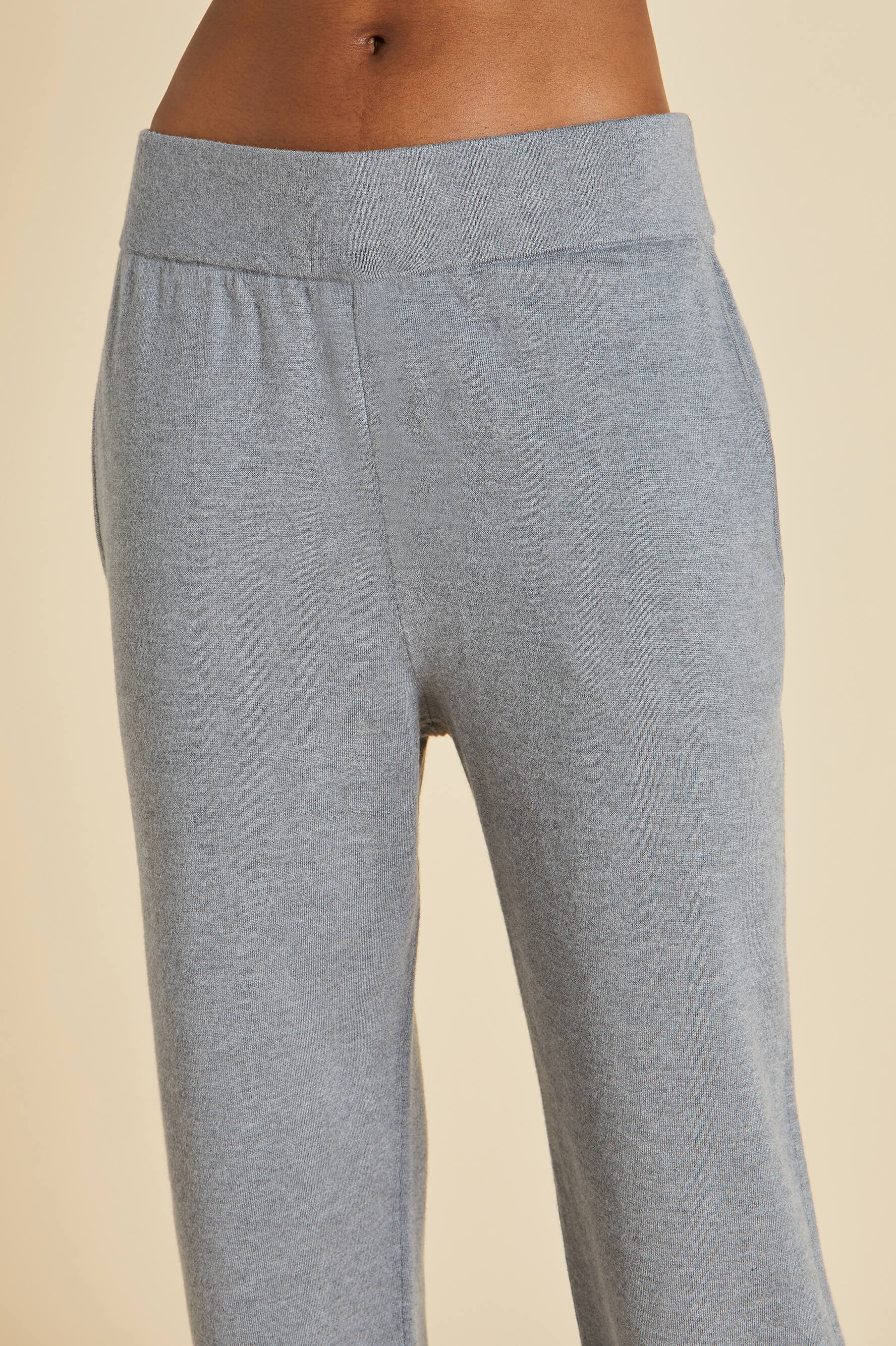 Gia London Grey Tracksuit in Silk-Cashmere