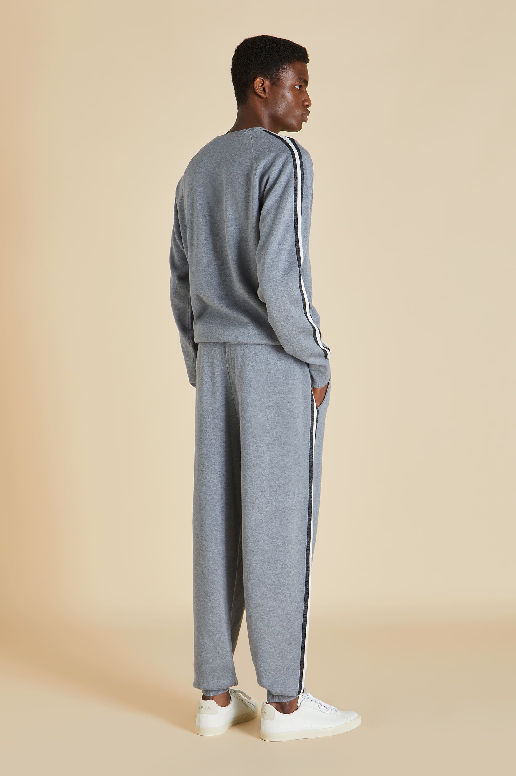 The Grey Silk Cashmere Tracksuit The Ultimate In Luxury Loungewear