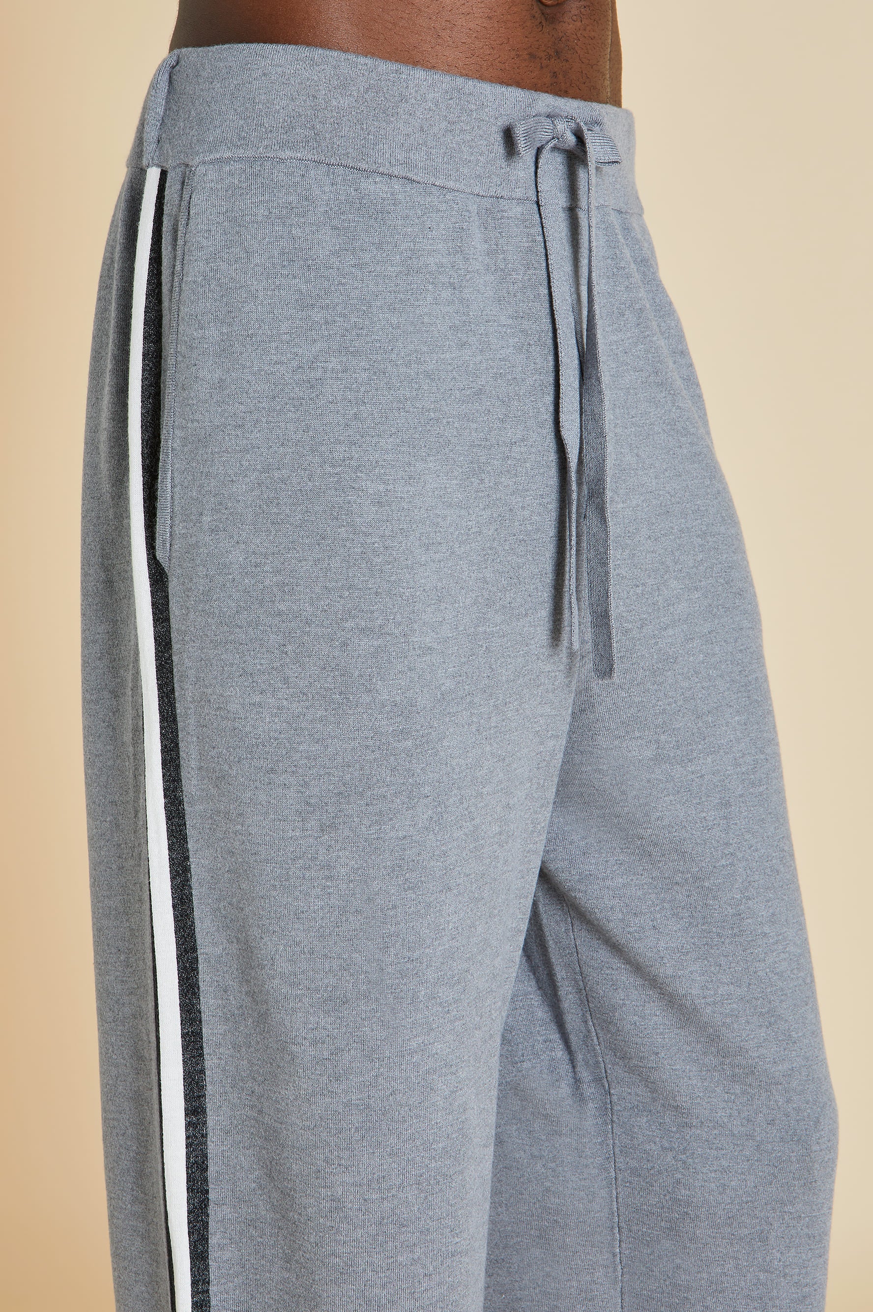 The Gray Marl Silk-Cashmere Tracksuit - The Ultimate In Luxury Loungewear