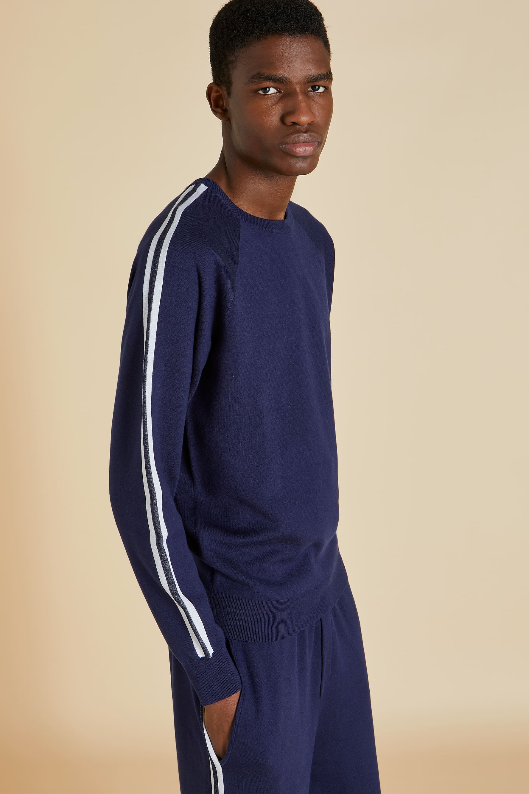 Russell Men's Silk-Cashmere Tracksuit - Tracksuits & Lounge Sets