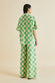 Alabama Croisette Green Gingham Cotton-Silk Pyjamas