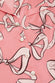 Alba Aileas Pink Bow Silk Satin Pyjamas
