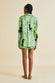 Alba Deneuve Green Zebra Silk Satin Pyjamas