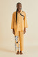 Casablanca Godard Orange Zebra Silk Crêpe de Chine Pyjamas