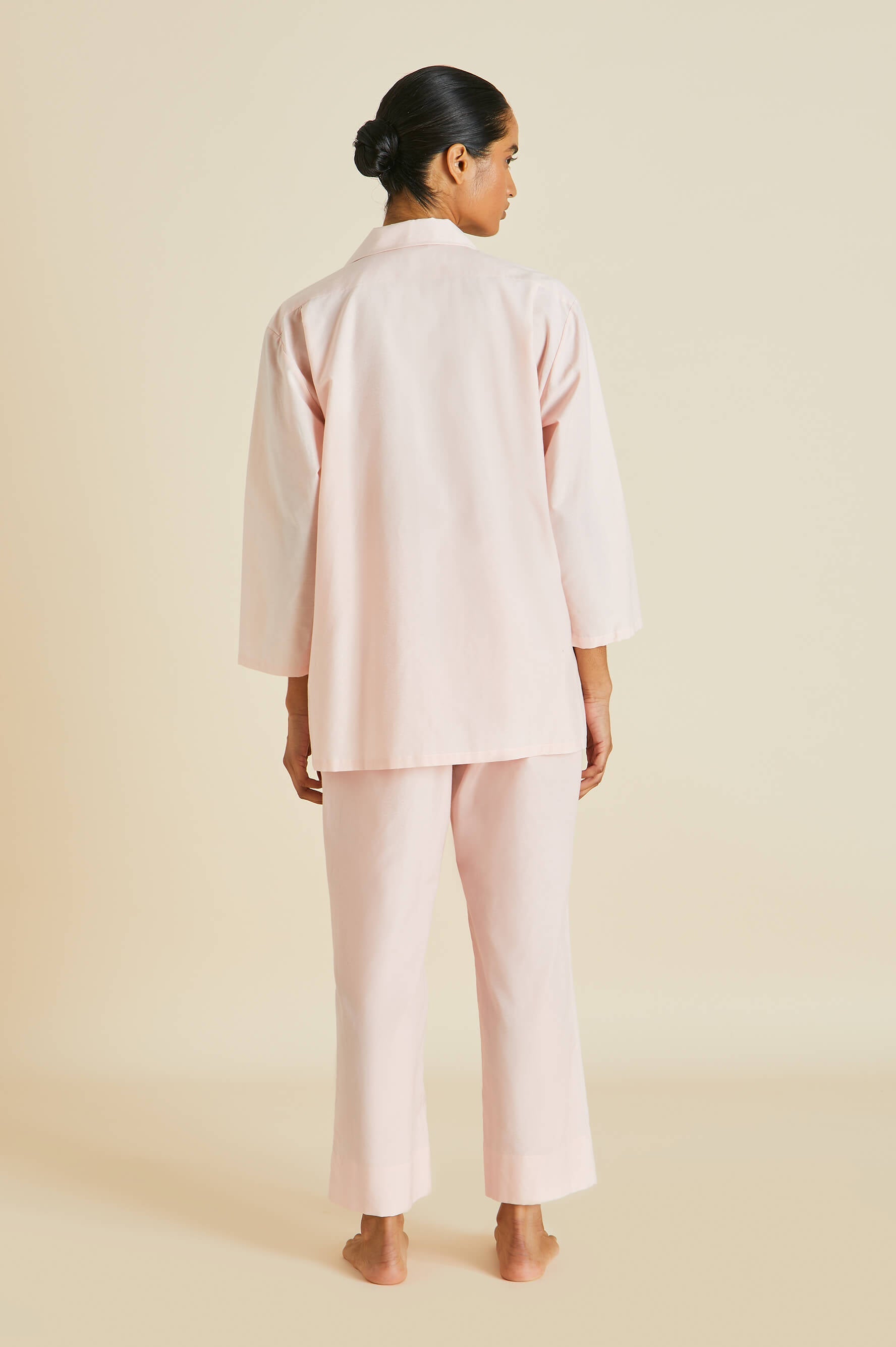 Casablanca Pink Pyjamas in Cotton-Silk