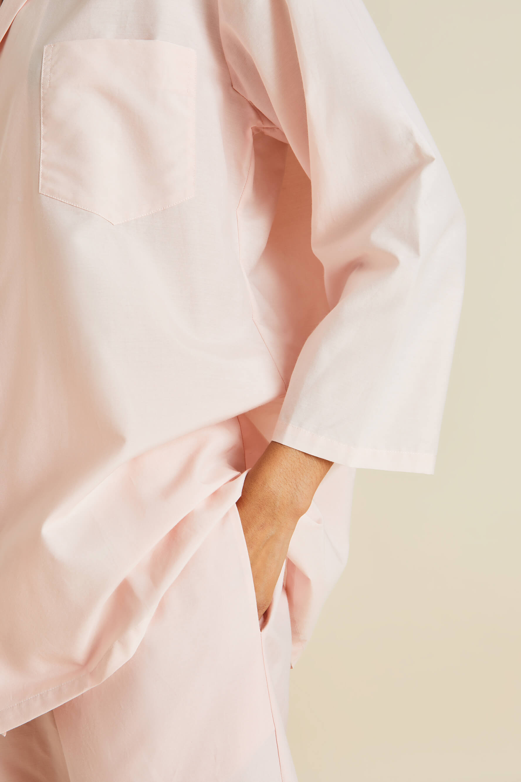 Casablanca Pink Pyjamas in Cotton-Silk