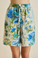 Emeli Jasmine Blue Floral Cotton-Silk Pyjamas