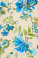 Emeli Jasmine Blue Floral Cotton-Silk Pyjamas