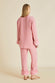 Fifi Pink Silk Crêpe de Chine Pyjamas