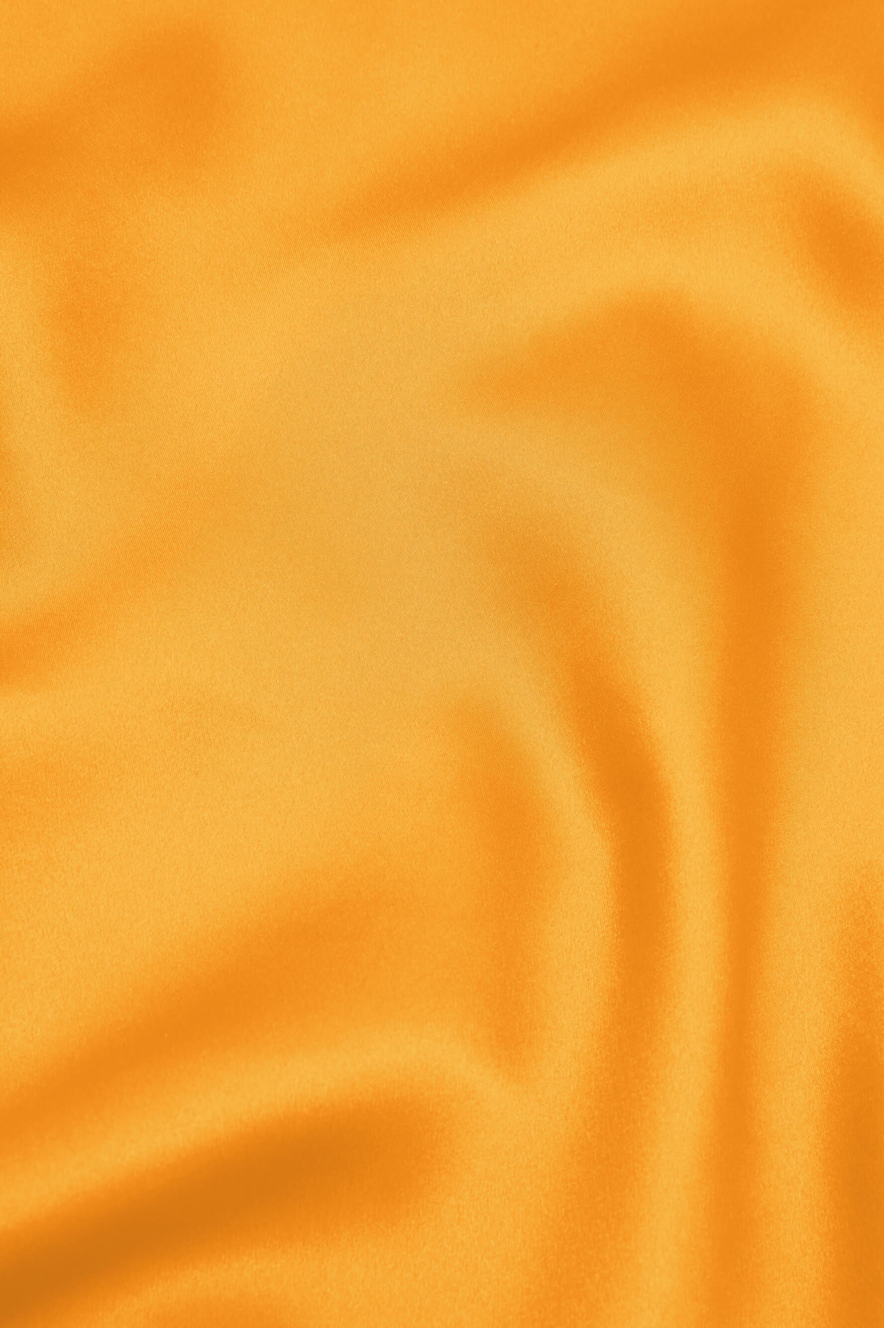 Icon Orange Silk Satin Slip Dress