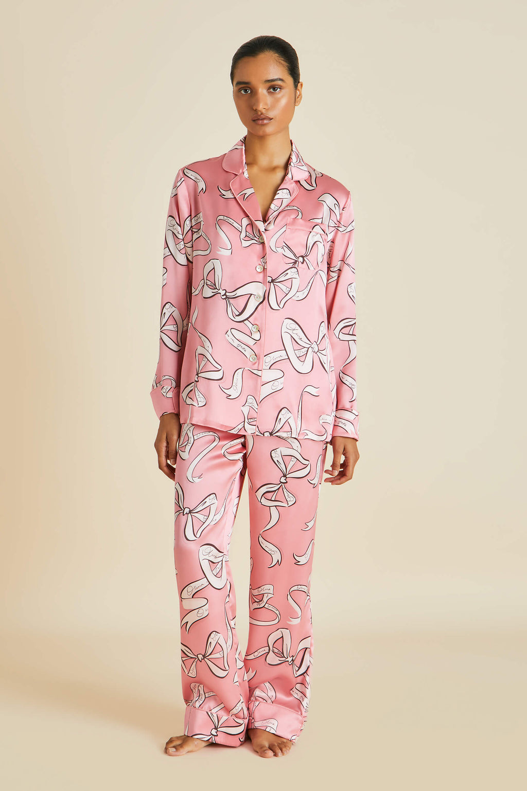 Women's Crushed Velvet Pyjama Set, Comfortable Ladies PJ – OLIVIA