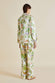 Lila Adisorn Cream Floral Silk Satin Pyjamas