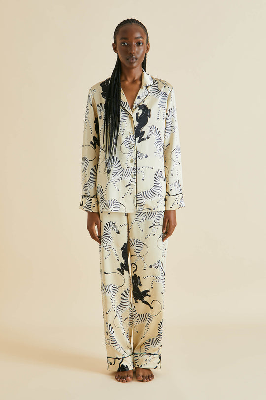 Lv Louis Vuitton pj pajamas pyjama payama pyjamas pjs sleepwear nightwear  satin silk can nego