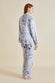 Lila Verandah Lilac Mountainscape Silk Satin Pyjamas