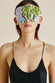 Rosella Lilac Floral Silk Crêpe de Chine Eye Mask
