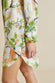 Poppy Adisorn Cream Floral Silk Satin Nightshirt