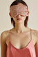 Hibiscus Rose Geometric Silk Satin Eye Mask