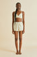 Zsa Zsa Cream Silk Satin Bralette Set